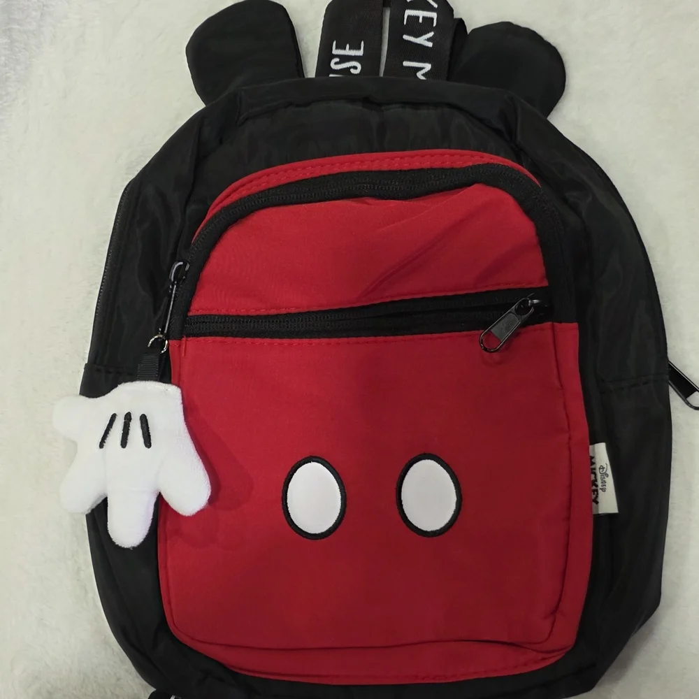 Disney Mickey and Friends Red and Black Backpack